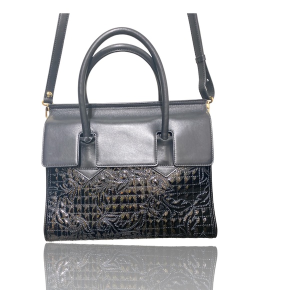 VERSACE VANITAS QUILTED LEATHER HANDBAG - Picture 2 of 12